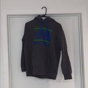 North face grey hoodie